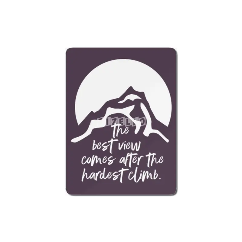 Mountain Climbing / Motivation MDF Tablo