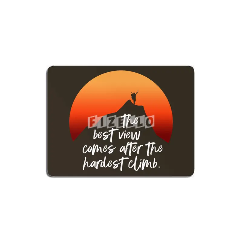 Success Climbing Motivation MDF Tablo