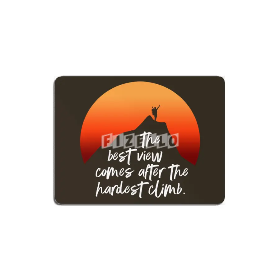 Success Climbing Motivation MDF Tablo