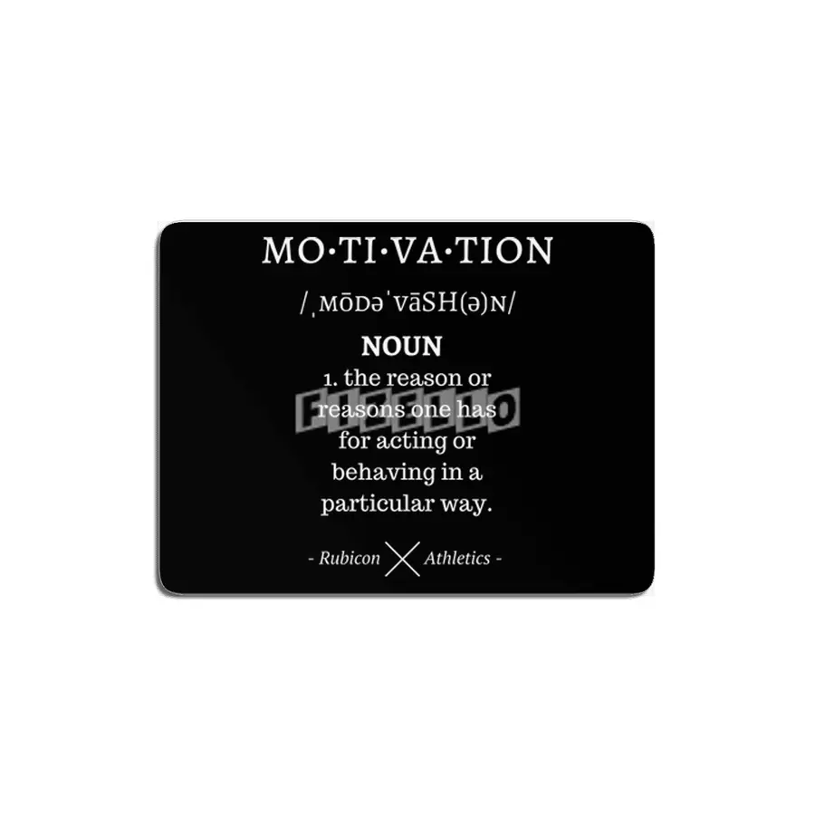 Stay Steady Eddie in this Motivation Tee MDF Tablo