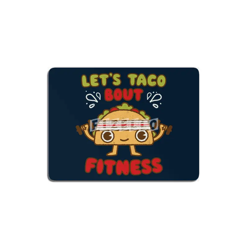 Let's Taco Bout Fitness - Fitness and Exercise Lover MDF Tablo