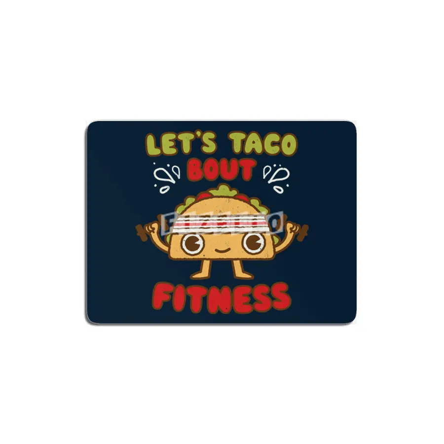 Let's Taco Bout Fitness - Fitness and Exercise Lover MDF Tablo