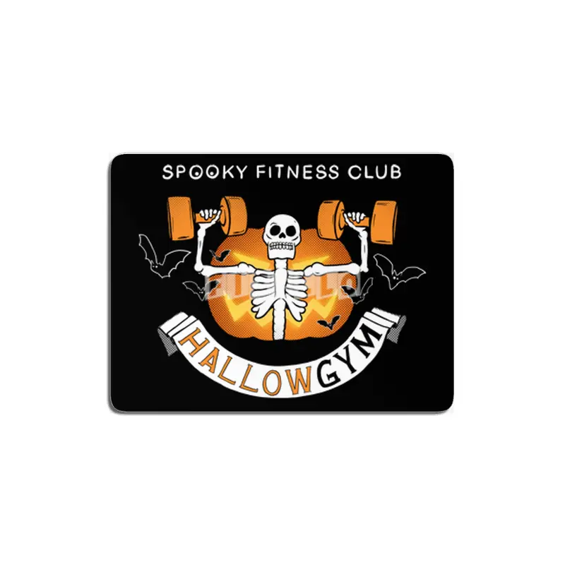 Spooky Fitness Club - dark background MDF Tablo