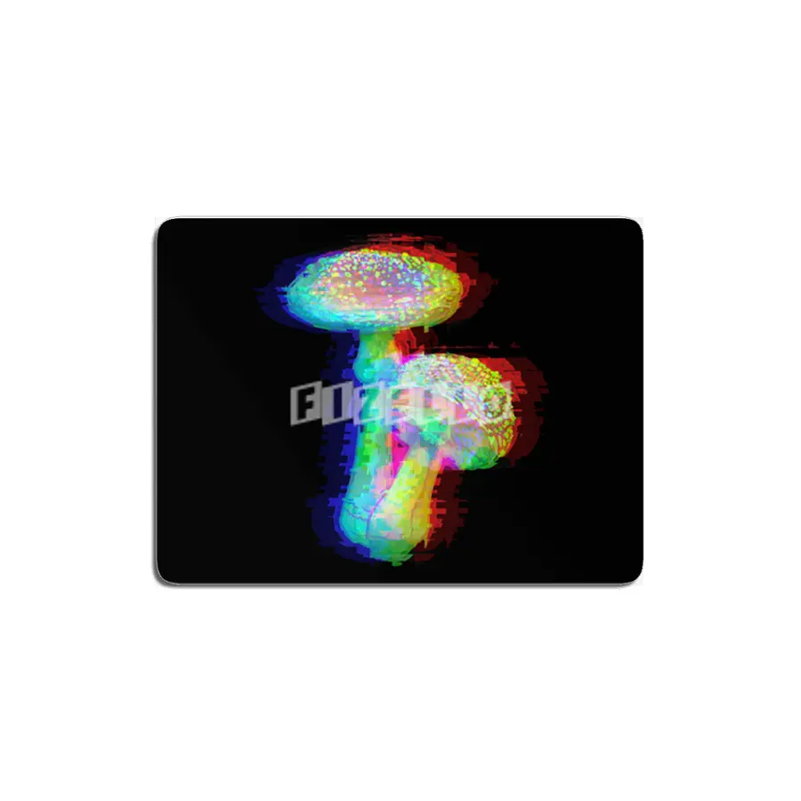Holographic Mushroom MDF Tablo