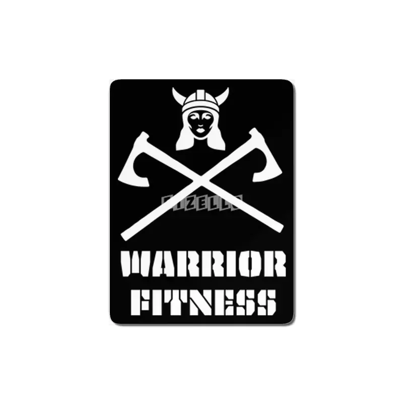 Warrior Fitness Women's Dark Shirt Design MDF Tablo