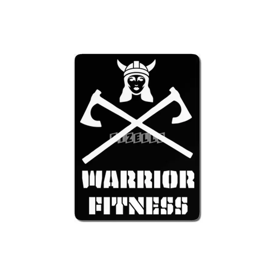 Warrior Fitness Women's Dark Shirt Design MDF Tablo