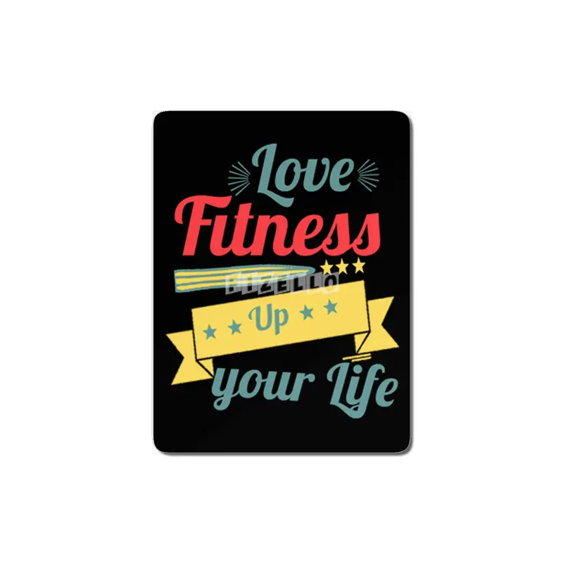Love Fitness Up your Life Gift T-shirt MDF Tablo