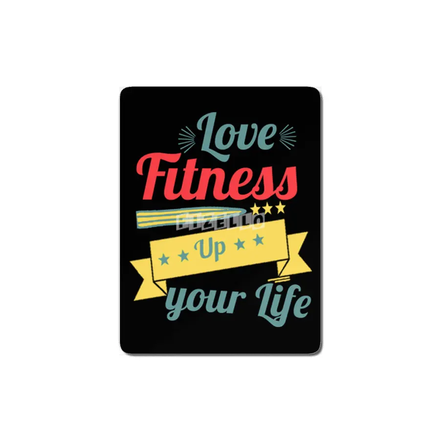 Love Fitness Up your Life Gift T-shirt MDF Tablo