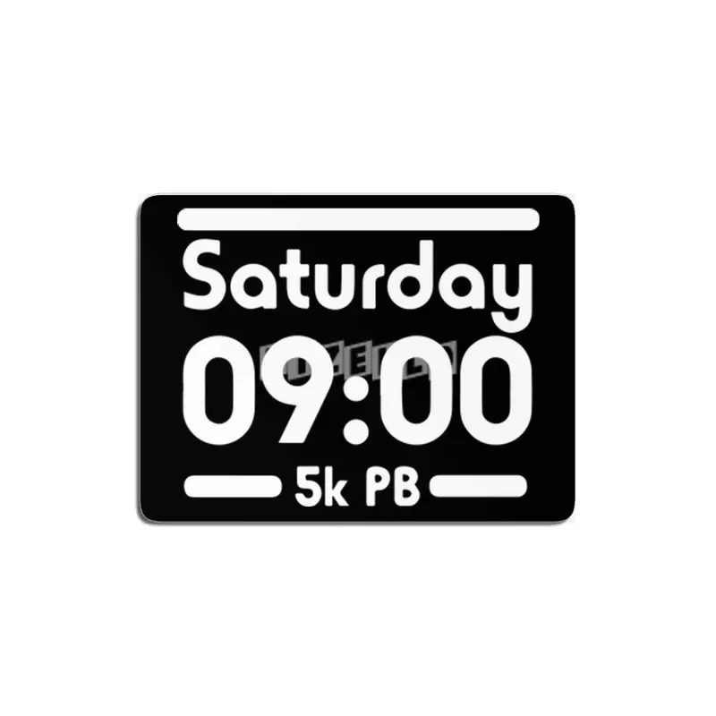 inspired by Parkrun Fitness Running Park Run Training running MDF Tablo