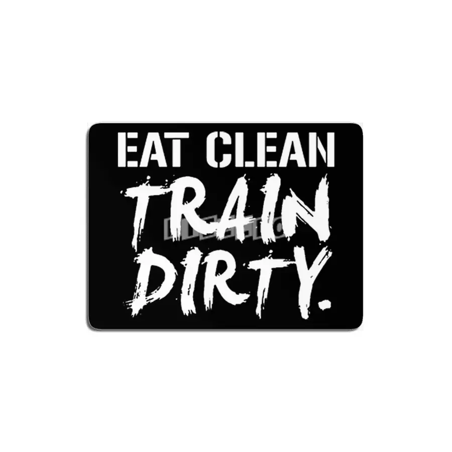 Eat Clean Train Dirty Workout Fitness Running Crossfit Motivation gym crossfit lifting MDF Tablo