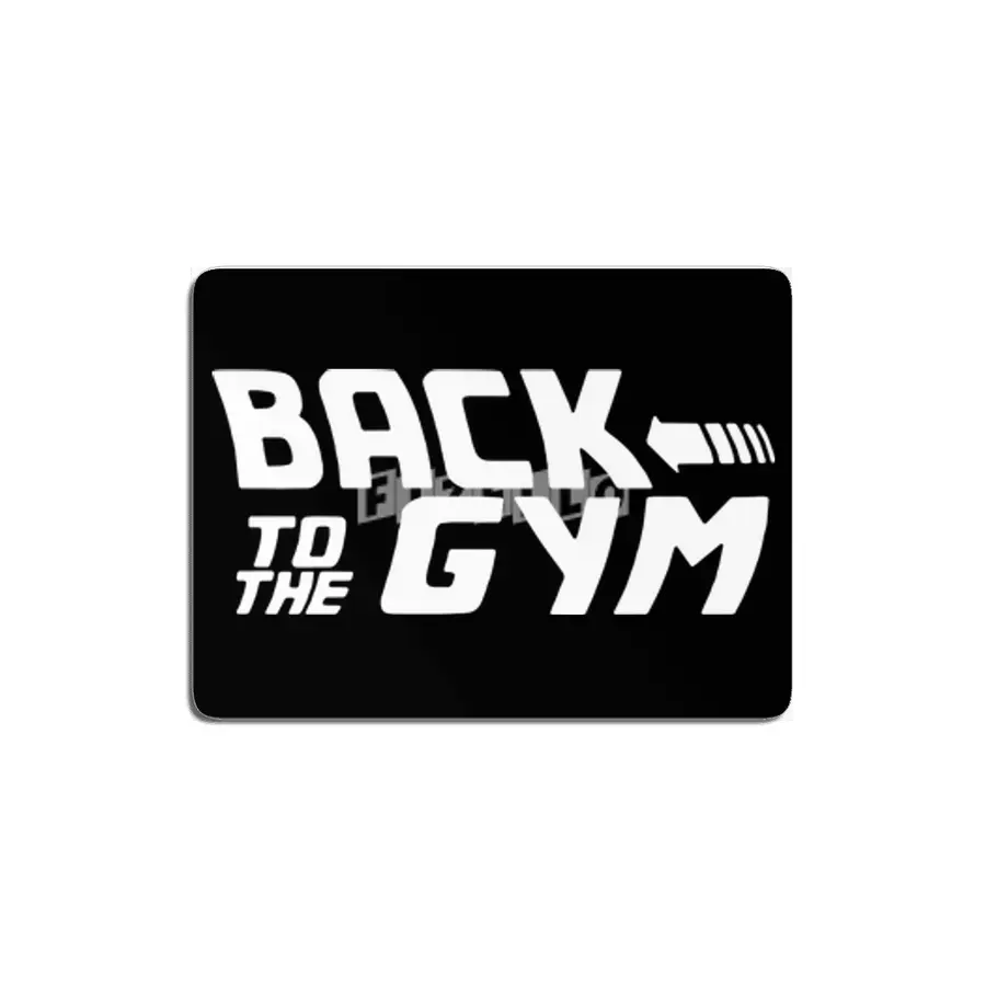 New Men_s Back To The Gym Black MMA Fitness muscle workout Tee workout gym MDF Tablo