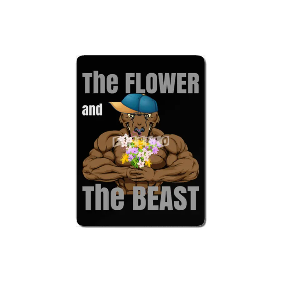 Flower and Beast Fitness Bodybuilding MDF Tablo