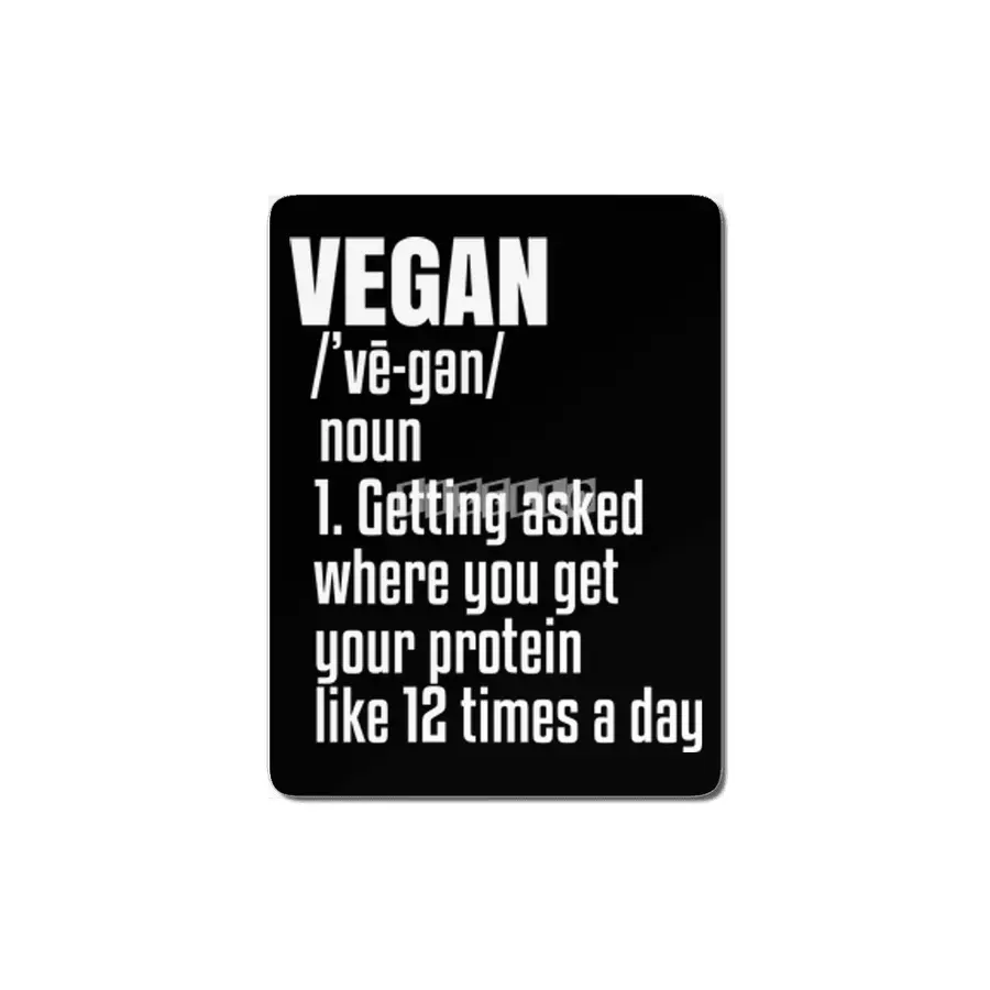 Vegan Gift Vegan Definition Go Veggie Tee Fitness Workout MDF Tablo