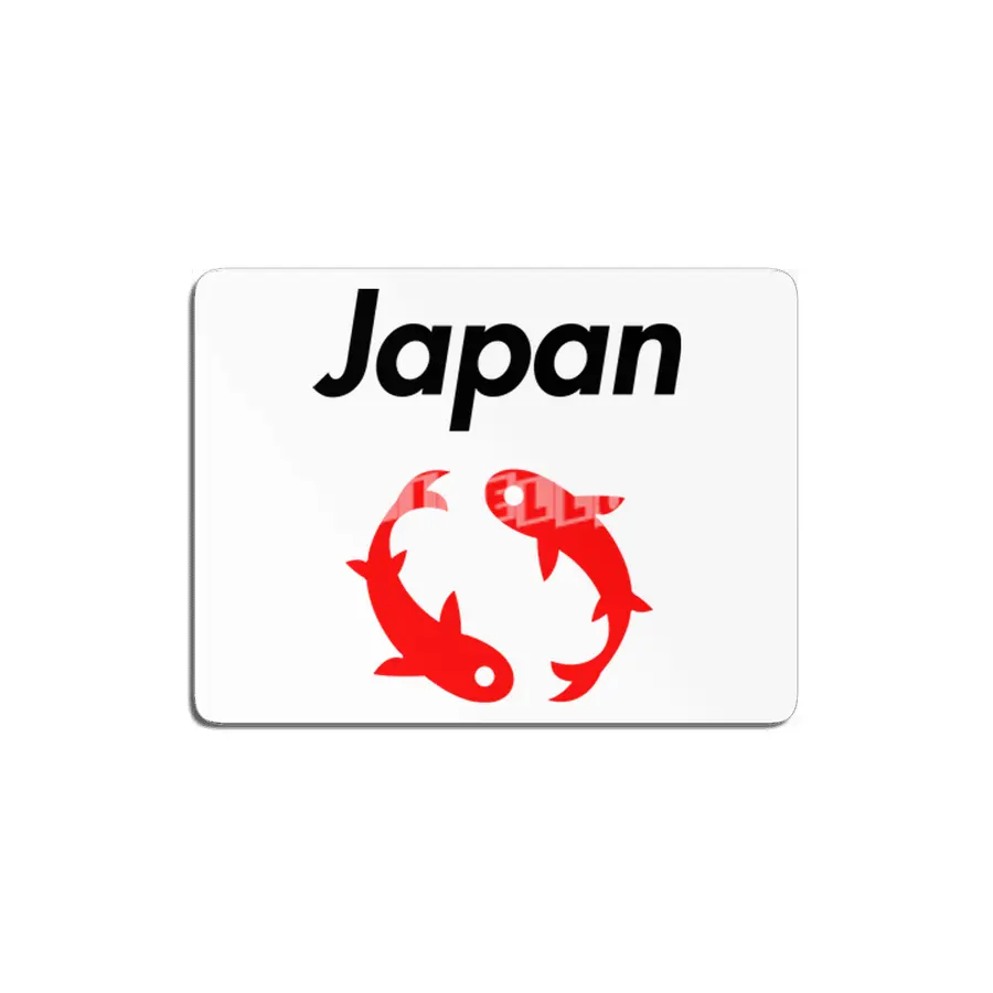 Japanese Iconic Koi Fish MDF Tablo