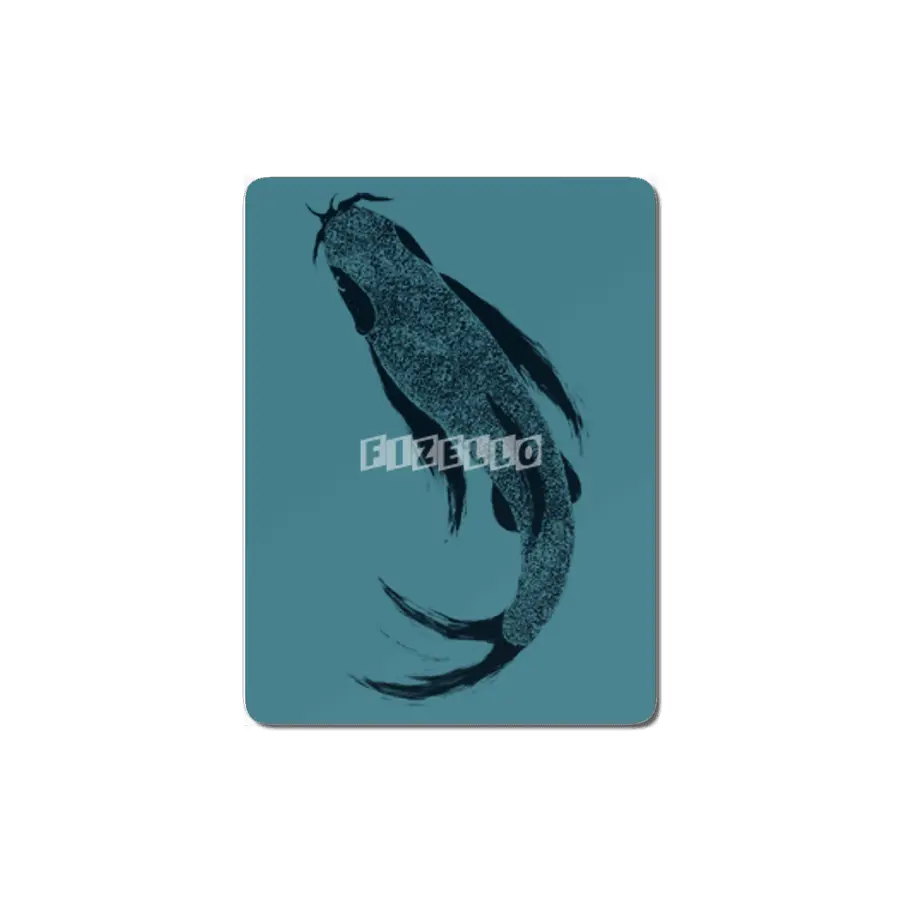 Don't Be Koi - Dark Ink MDF Tablo