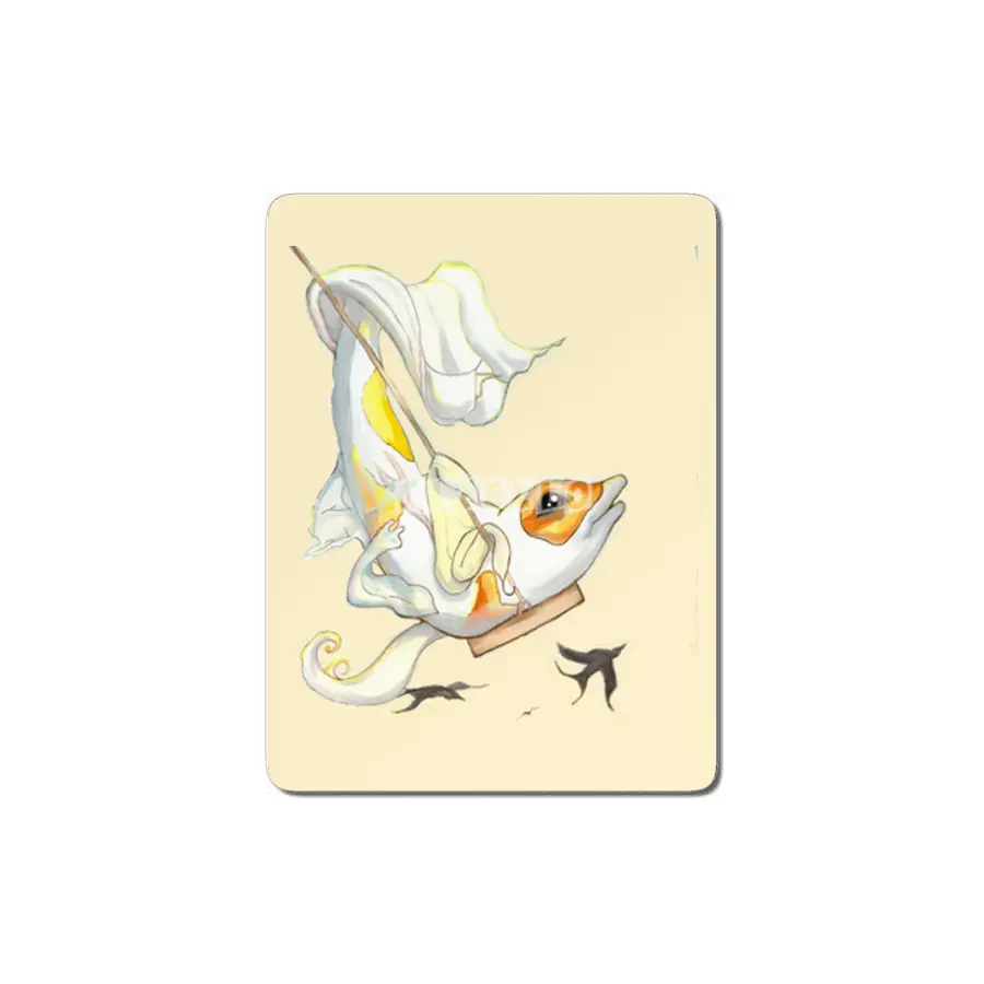 Fly High Butterfly Koi Shirt MDF Tablo