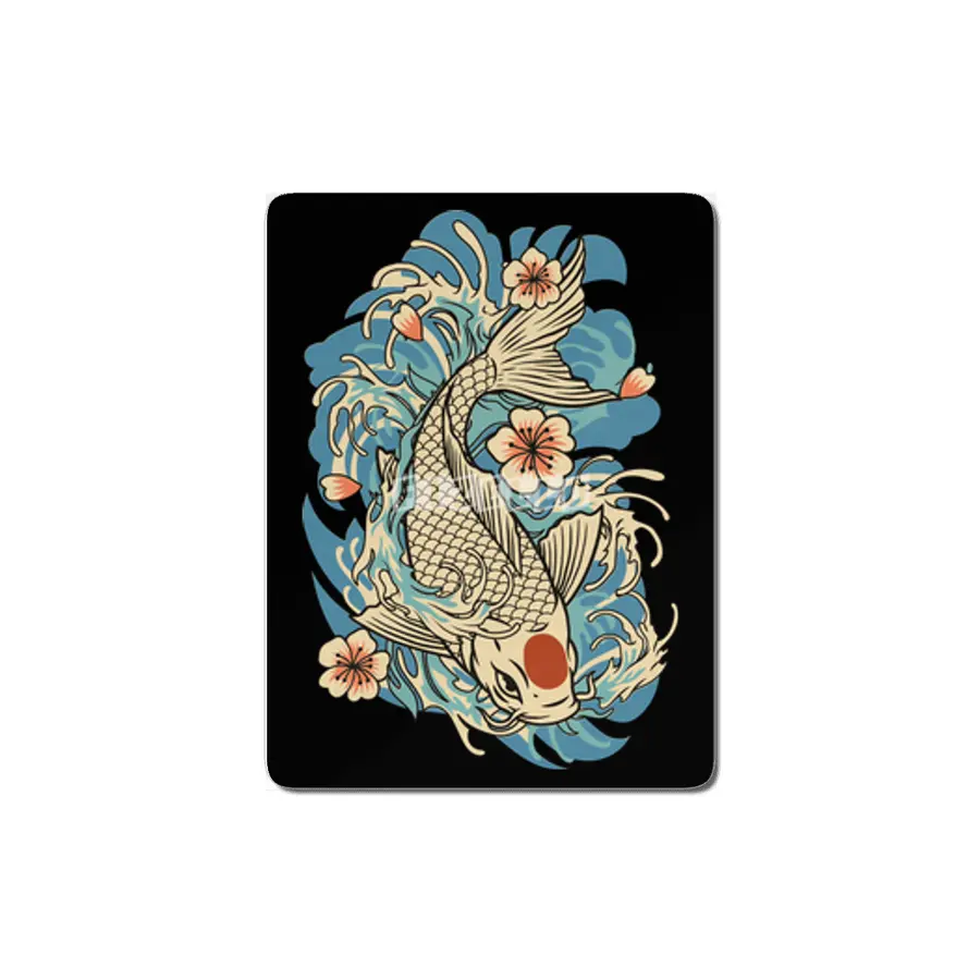 Japanese Koi Fish MDF Tablo