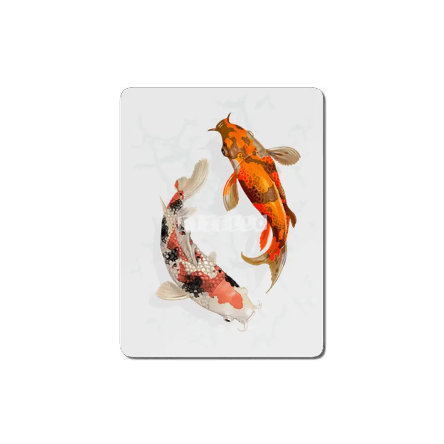 Japanes koi fish MDF Tablo