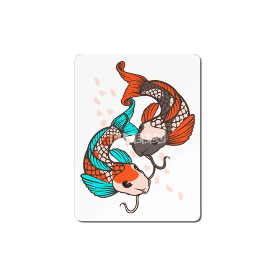 Japanese Koi Style Art MDF Tablo