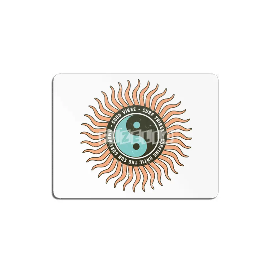 Surfing Design - Good Vibes - Surf Tribes MDF Tablo