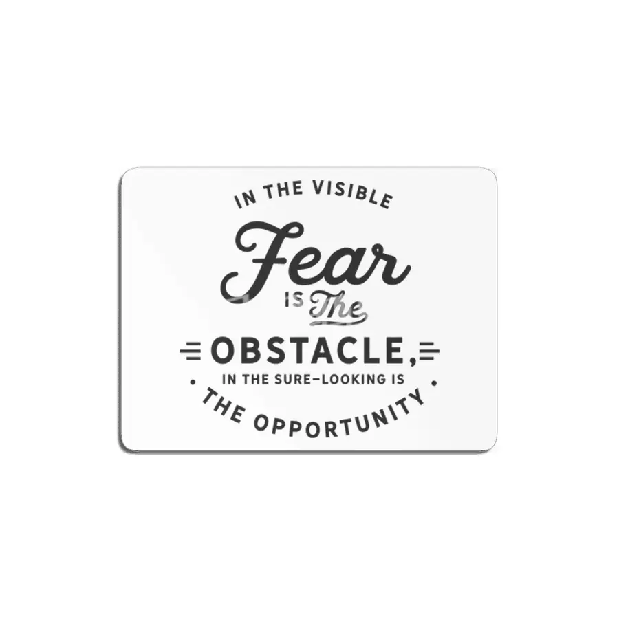In the visible fear is the obstacle MDF Tablo