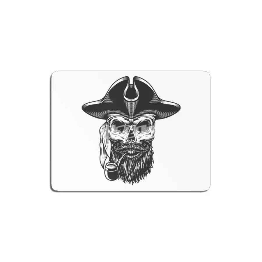 pirate hipster skull MDF Tablo