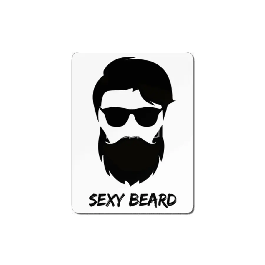Sexy beard Hipster face MDF Tablo