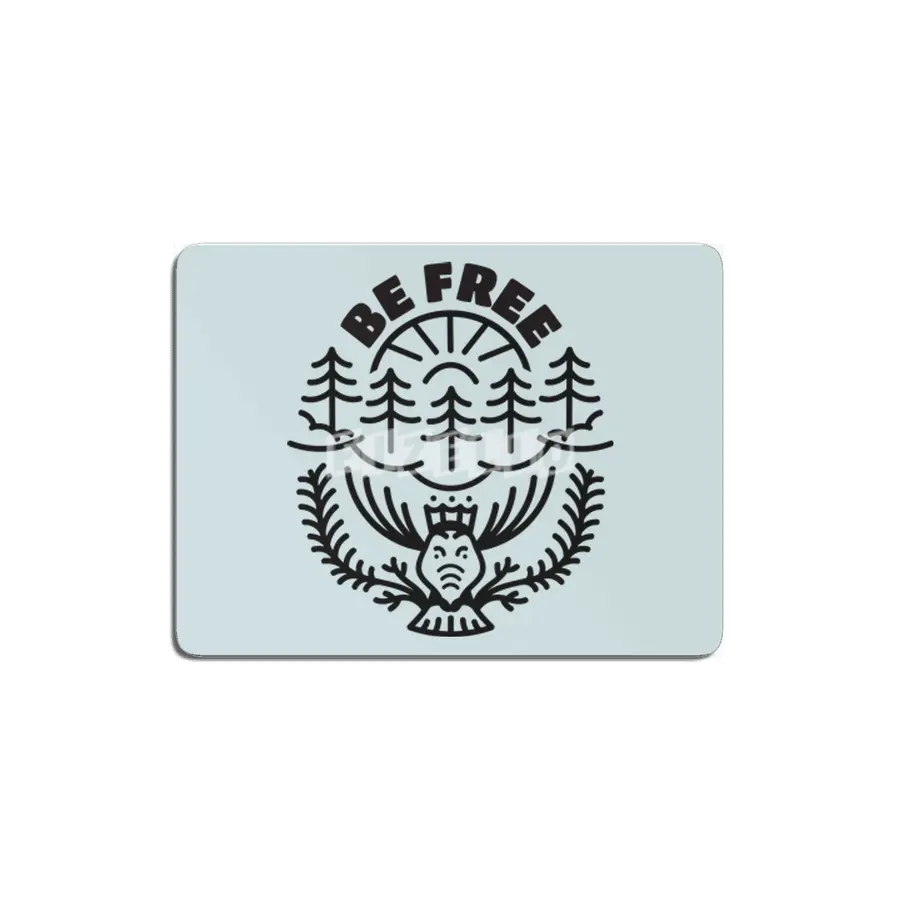 Be Free Nature Monoline Art MDF Tablo