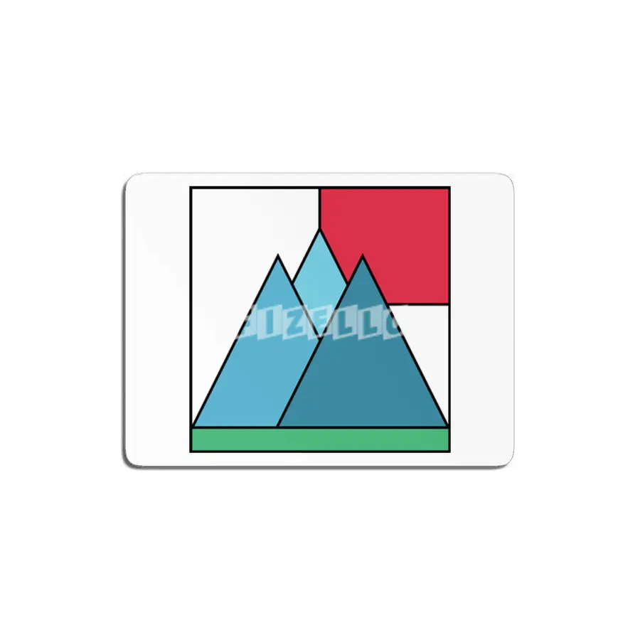 Simply mountains minimalistic nature design MDF Tablo