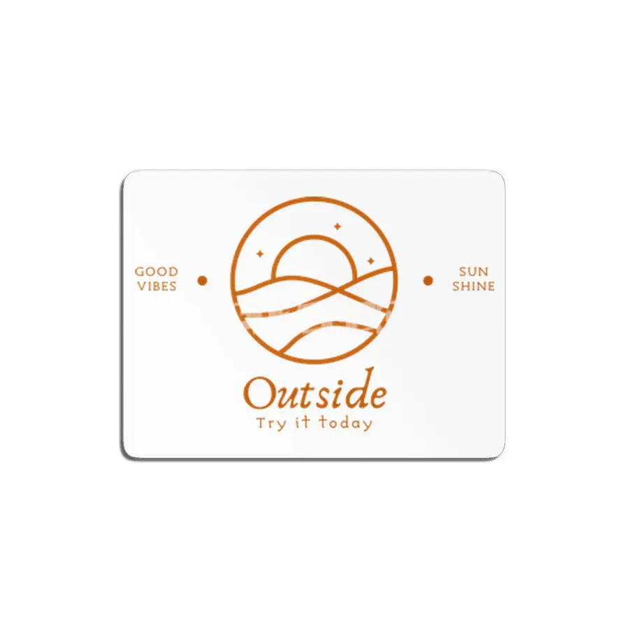 OUTSIDE for lovers of the great outdoors, hiking, camping, nature and good vibes MDF Tablo