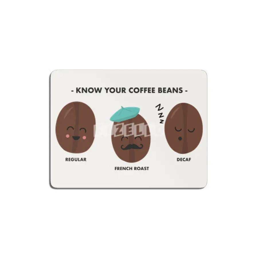 Know Your Coffee Beans MDF Tablo