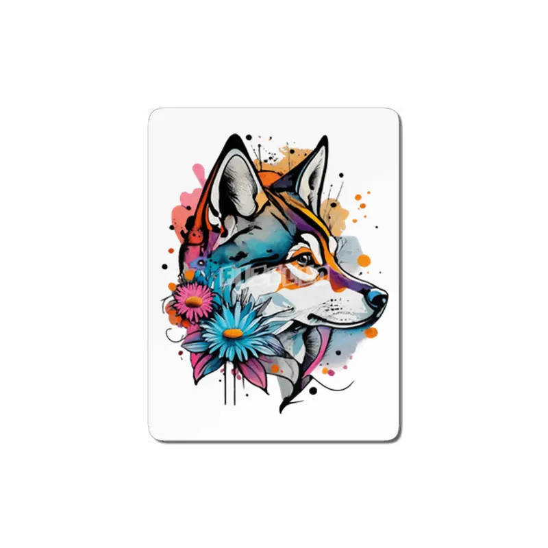 Charming Watercolor Dog Design for Dog Lovers MDF Tablo