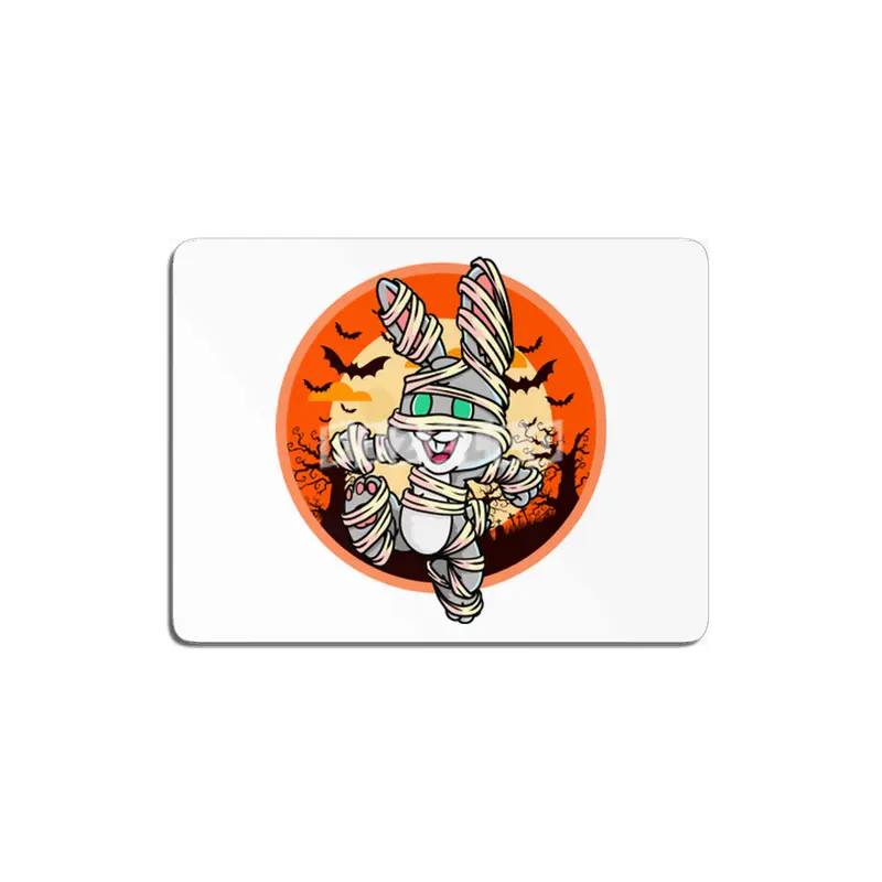 Cute Spooky Halloween Mummy Bunny Costume Rabbit MDF Tablo