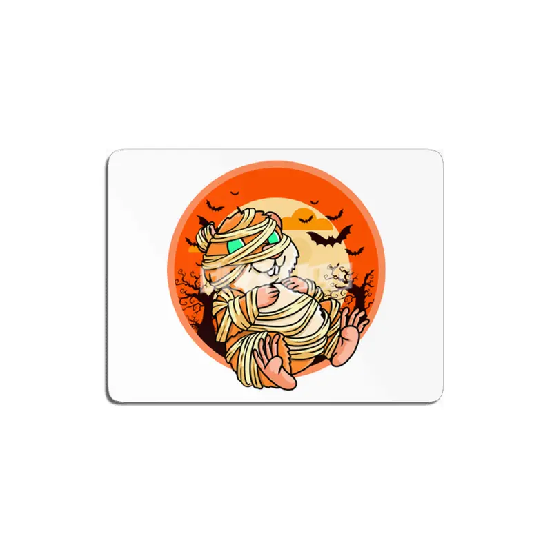 Cute Spooky Halloween Mummy Hamster Costume MDF Tablo