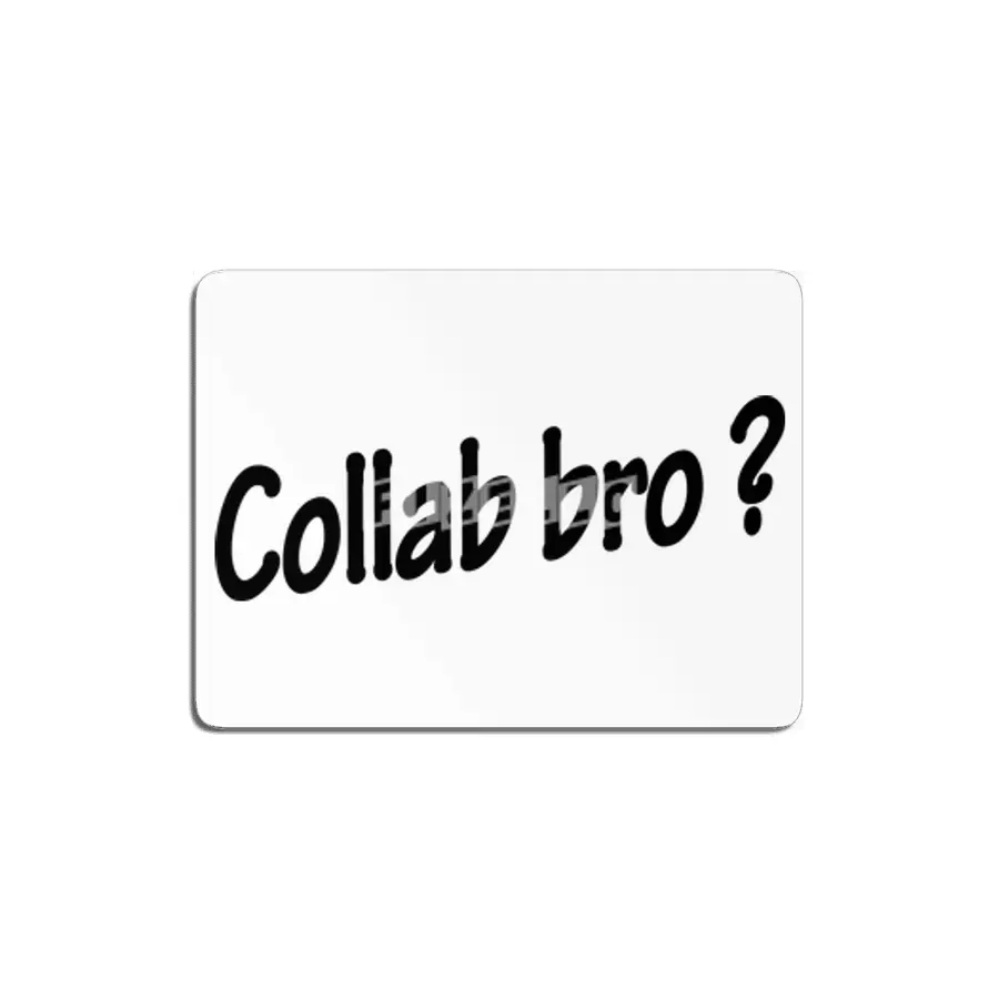 Collab bro - Music Production quote MDF Tablo
