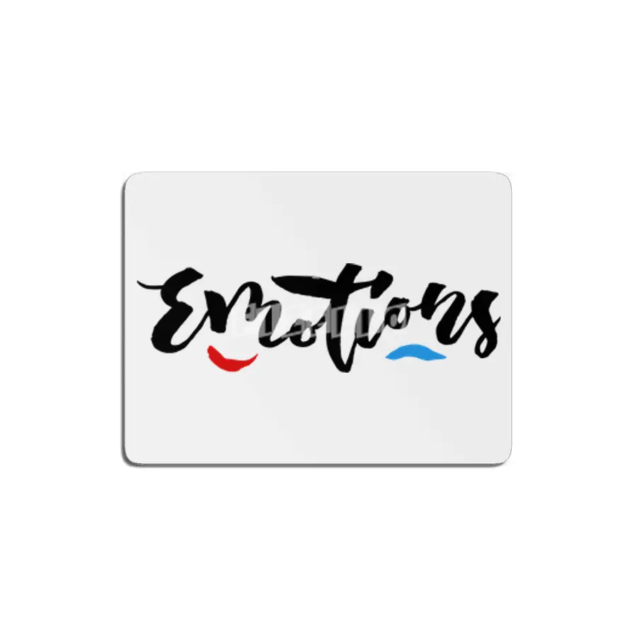 Emotions - Hand Lettering Design MDF Tablo