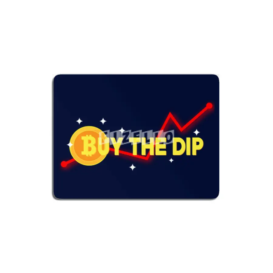 Funny Crypto Buy The Dip MDF Tablo