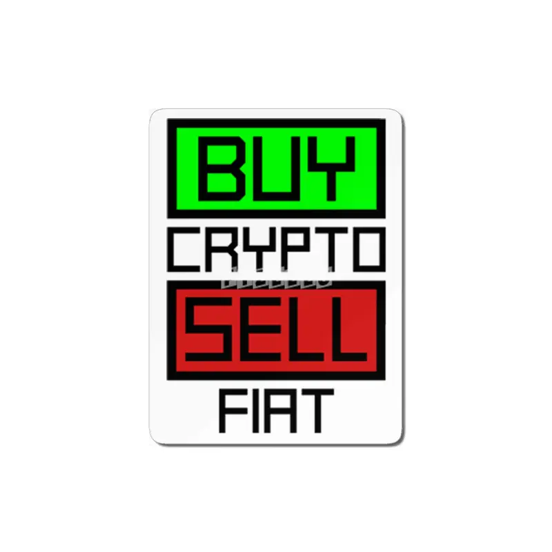 Buy Crypto Sell Fiat Buttons MDF Tablo