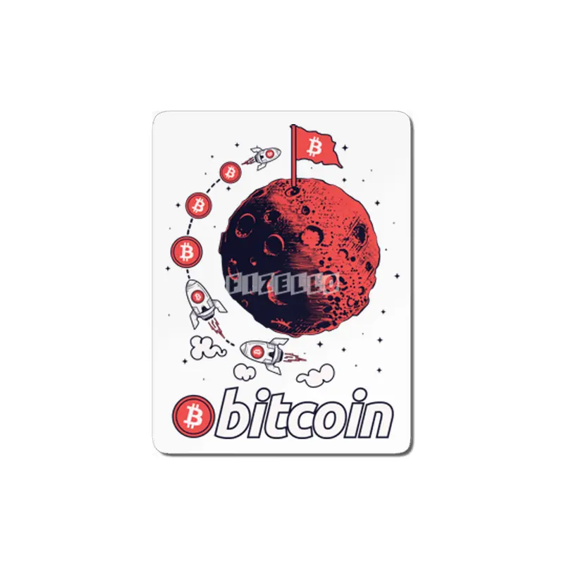Bitcoin To The Moon Crypto Cryptocurrency MDF Tablo