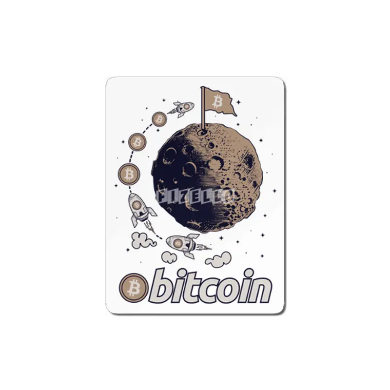 Bitcoin To The Moon Funny Crypto Cryptocurrency MDF Tablo