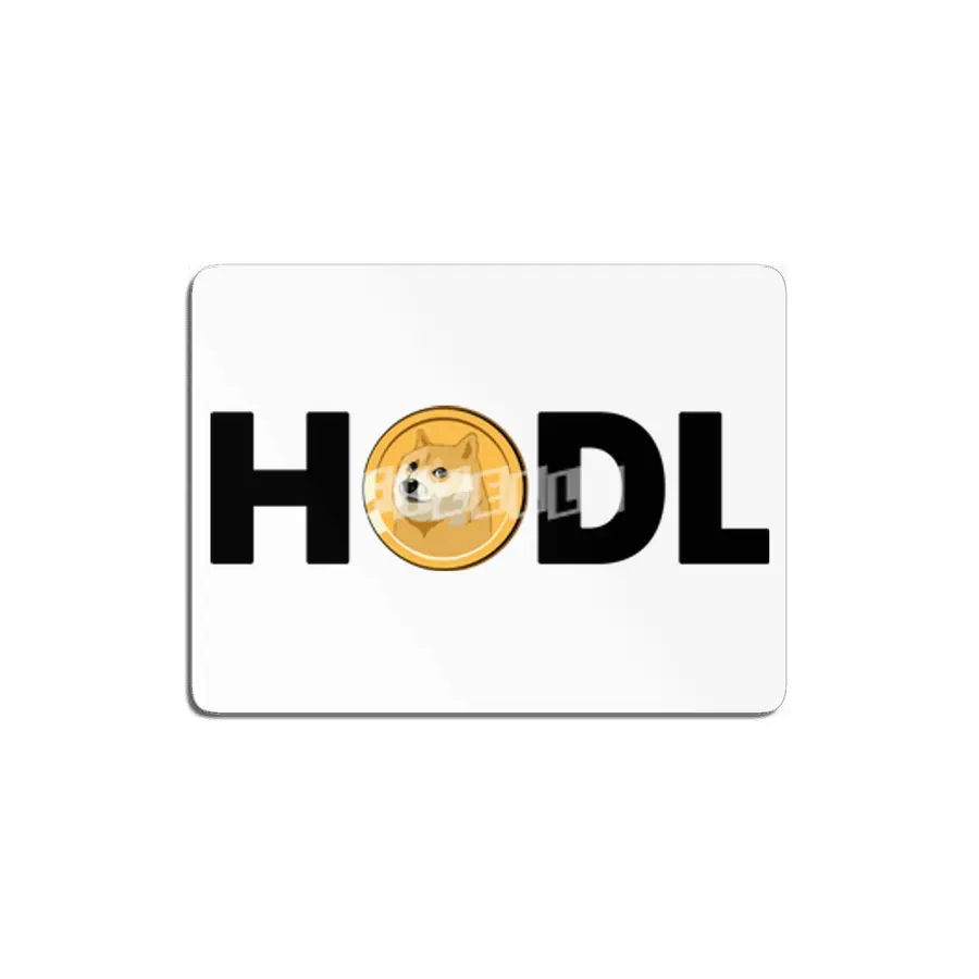 HOLD Dogecoin Funny Doge Crypto Cryptocurrency MDF Tablo