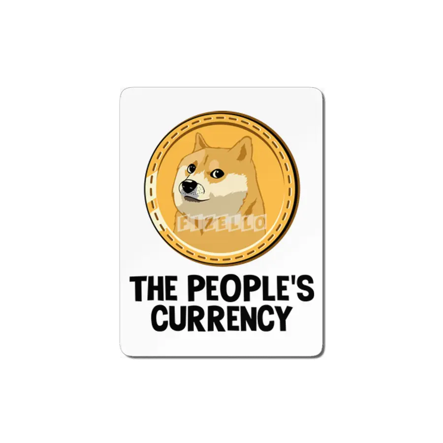 The Peoples Currency Funny Crypto Cryptocurrency MDF Tablo