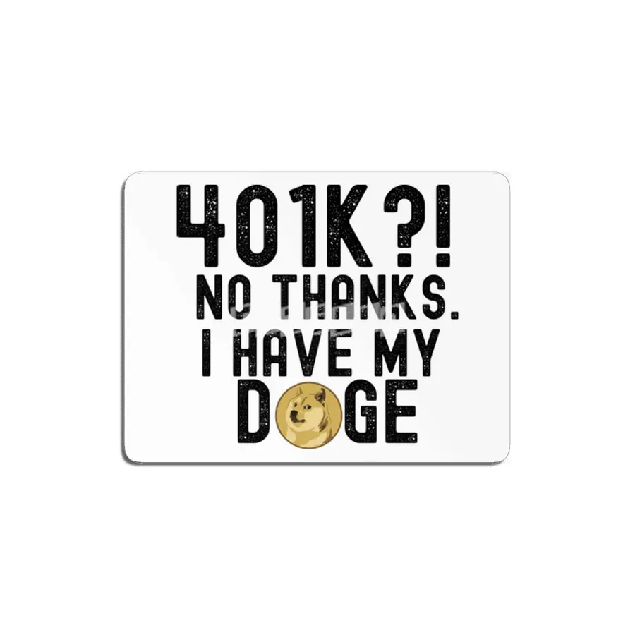 Dogecoin Hodl - Crypto Shirt MDF Tablo