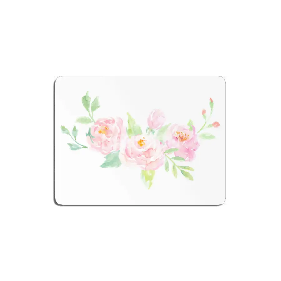 Watercolour Floral Bouquet MDF Tablo
