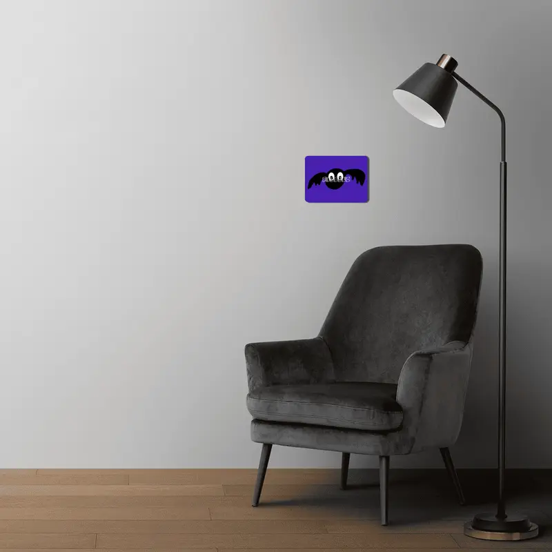 Cute Halloween Bat MDF Tablo