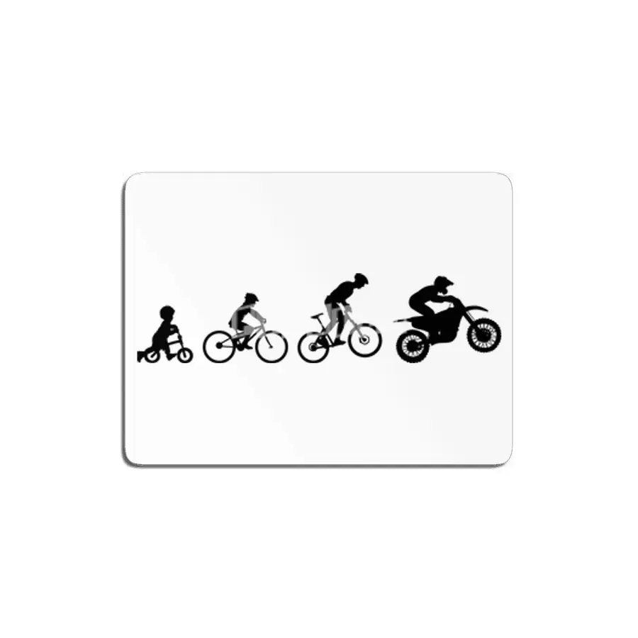 Funny Biker Rider Motorcycle Evolution Bv MDF Tablo
