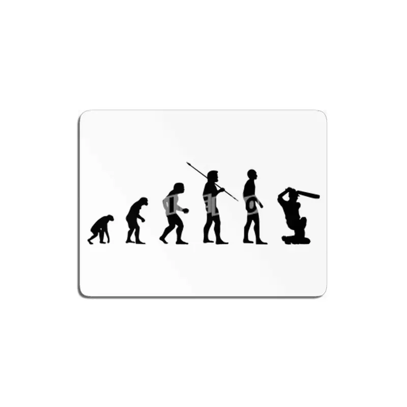 Funny Cricket Batter Evolution of Man Sports Bv MDF Tablo