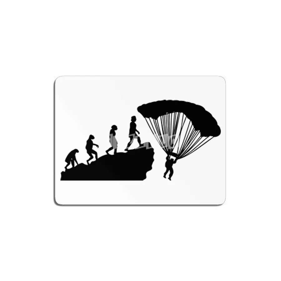 Parachuter Evolution Funny Parachuting Meme Bv MDF Tablo