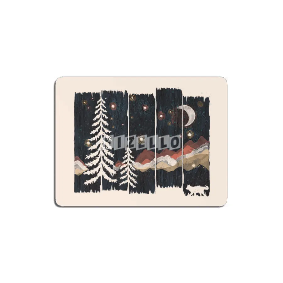 Starry Night in The Mountains... MDF Tablo