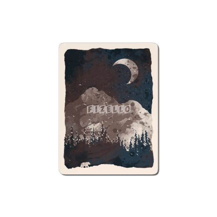 Winter Finds the Bear... MDF Tablo